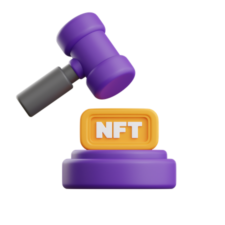 Nft Bid  3D Icon