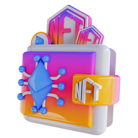 Billetera nft  3D Icon