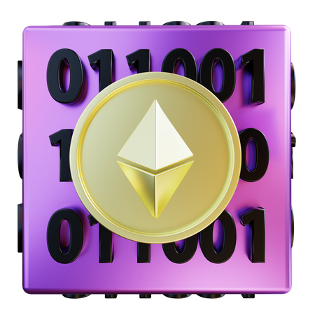 NFT-Binärcode  3D Icon