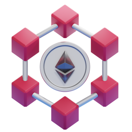 Nft Blockchain  3D Icon