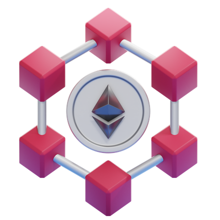 Nft Blockchain  3D Icon
