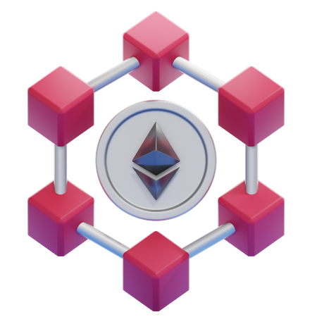 Nft Blockchain 3D Icon