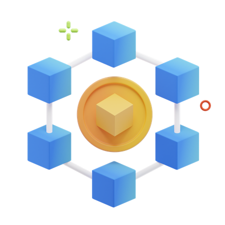 BlockchainNFT  3D Icon