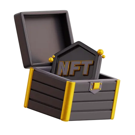 Nft Box  3D Icon