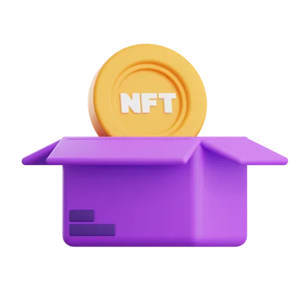 Nft Box  3D Icon