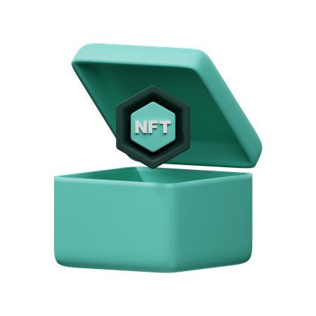 Nft Box  3D Icon