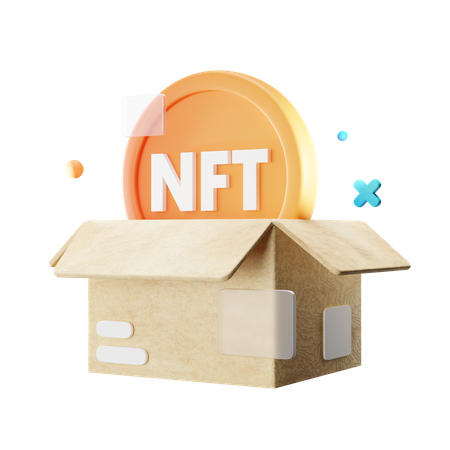 Nft Box  3D Icon
