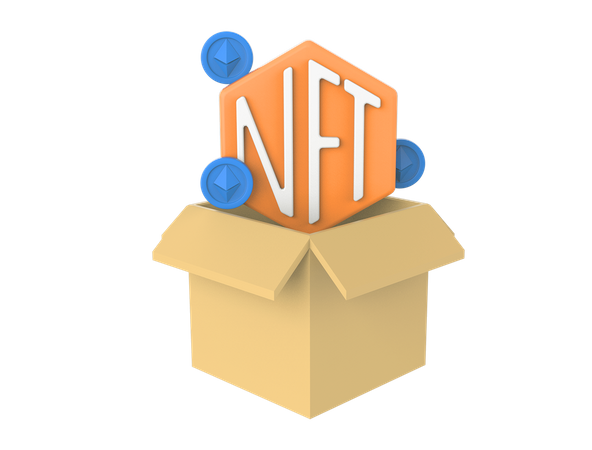 Nft Box  3D Icon