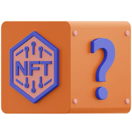 Nft Box  3D Illustration