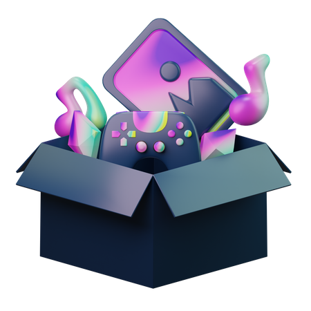 Nft Box  3D Illustration