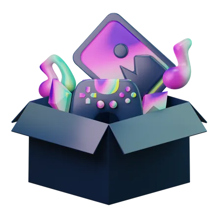 Nft Box  3D Illustration