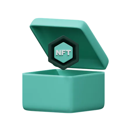NFT Box 3 D Icon 3D Icon