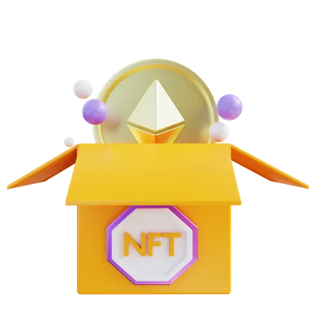 Nft Box 3D Icon