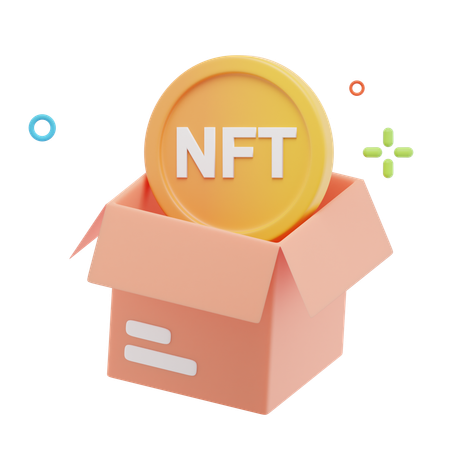 Nft Box  3D Icon