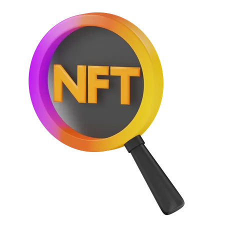 Búsqueda nft  3D Icon