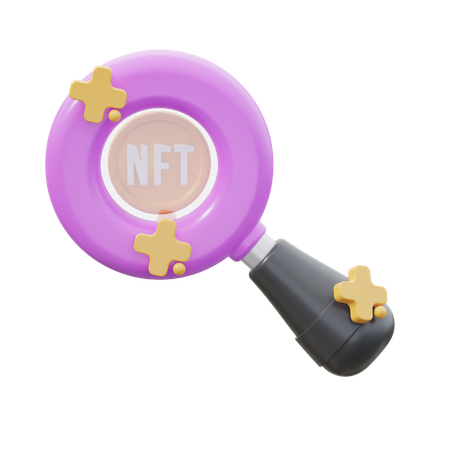 Búsqueda nft  3D Icon