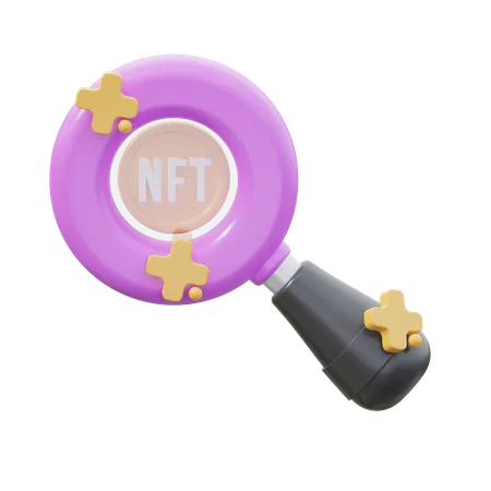 Búsqueda nft  3D Icon