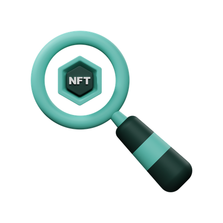 Búsqueda nft  3D Icon