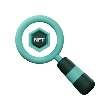 Búsqueda nft  3D Icon