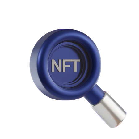 Búsqueda nft  3D Icon