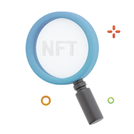 Búsqueda nft  3D Icon