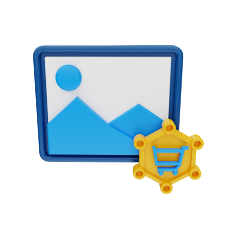 NFT Buy  3D Icon