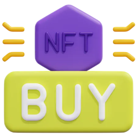 Nft Buy  3D Icon