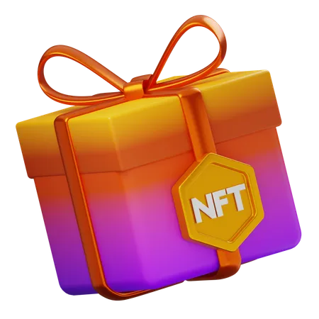 Caja nft  3D Icon