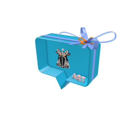 Caja de regalo nft  3D Icon