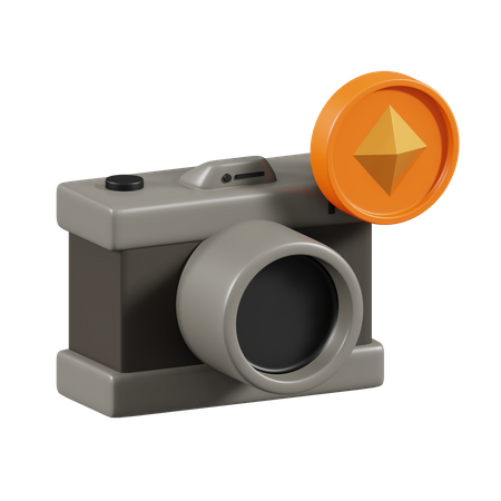 NFT Camera  3D Illustration