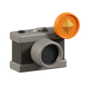 nft camera 3d logo