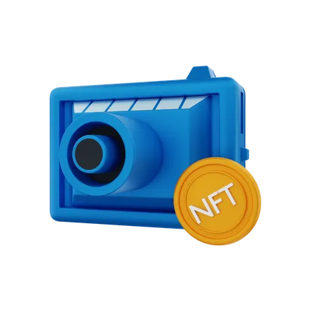 NFT camera 3D Illustration