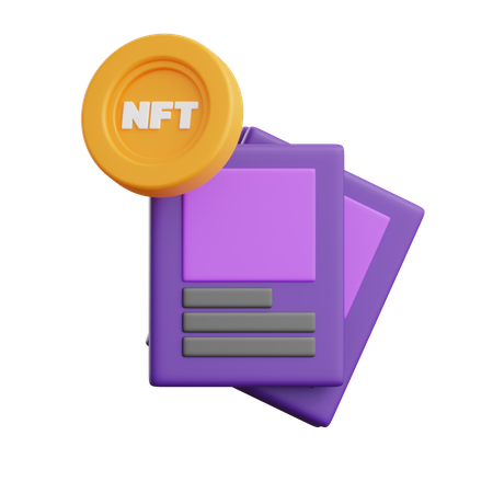 Nft Card 3D Icon