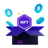 nft card 3d logos
