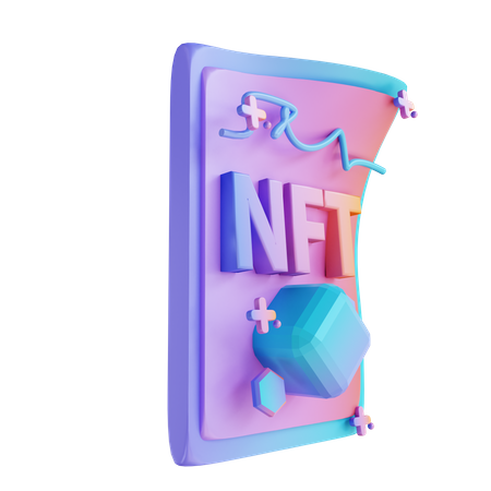 Nft Certificate  3D Icon