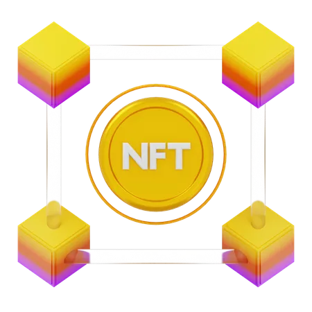 Nft Chain  3D Icon