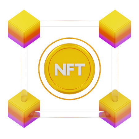 Nft Chain  3D Icon
