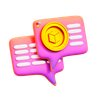 nft chat 3d logo