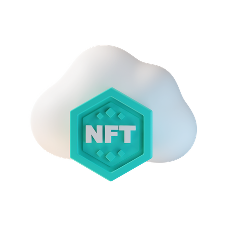 Nft Cloud  3D Icon