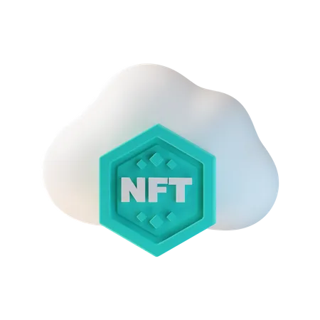 Nft Cloud  3D Icon