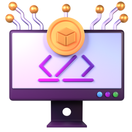 Nft Coding  3D Icon