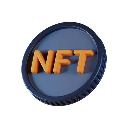 Nft Coin  3D Icon