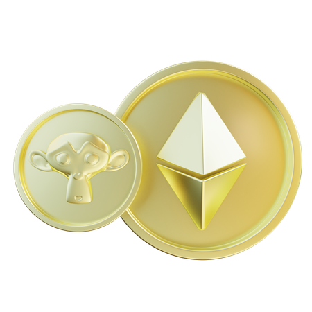 Nft Coin  3D Icon