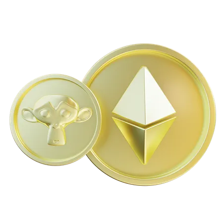 Nft Coin  3D Icon