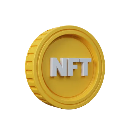 Nft Coin  3D Icon