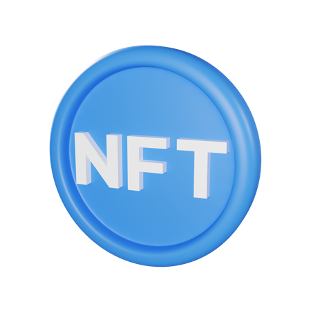 NFT Coin 3D Icon