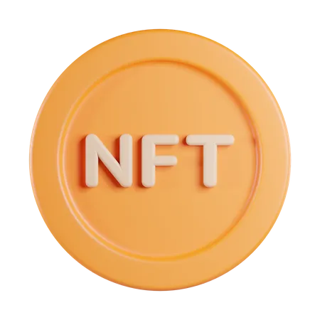 Nft Coin  3D Icon