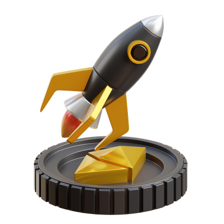 Nft Coin launch  3D Icon