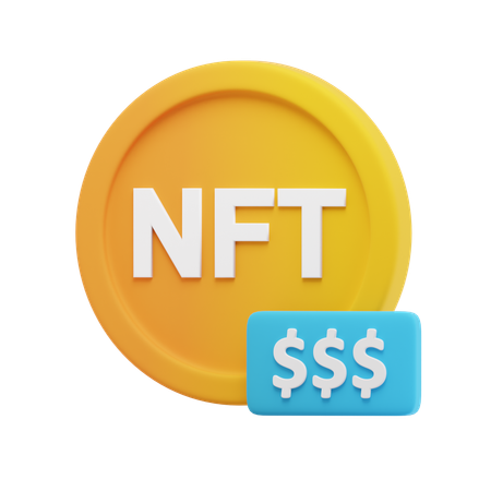 Nft Coin Price  3D Icon