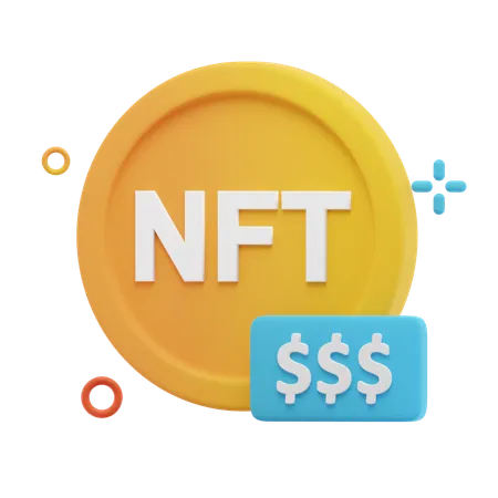 Nft Coin Price  3D Icon